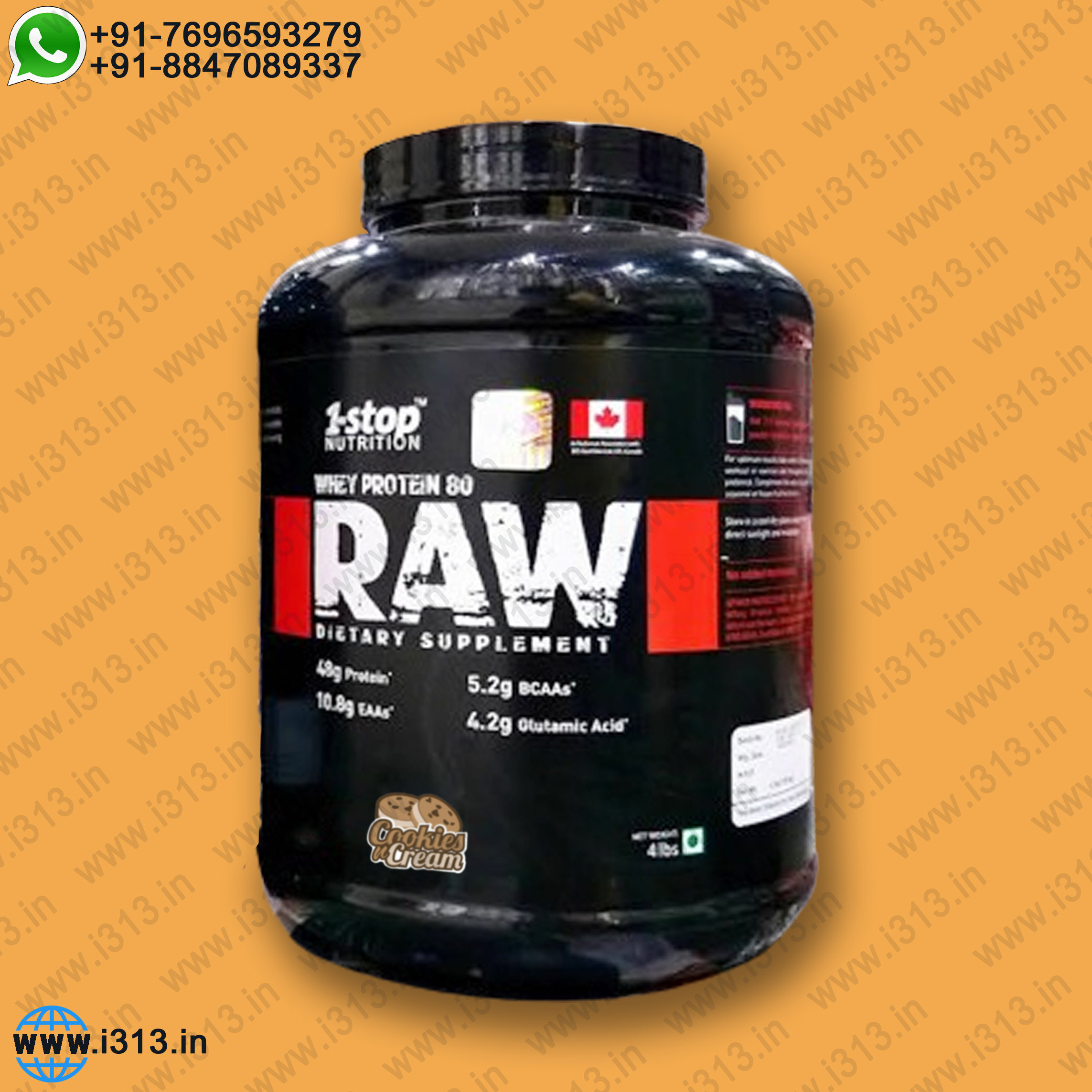 1-Stop Nutrition Raw Whey Protein