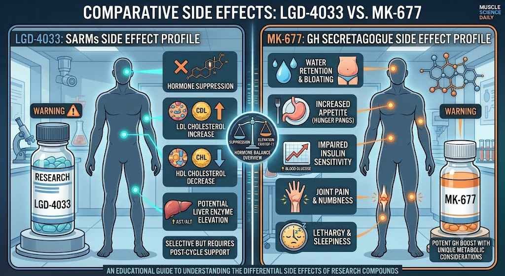 LGD-4033 vs MK-677