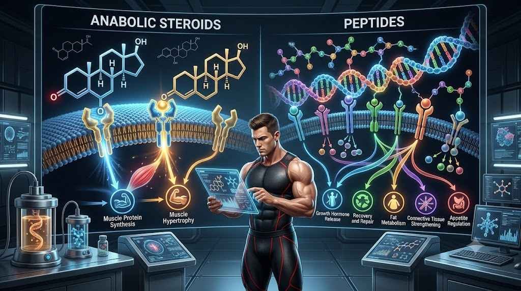 SARMs vs steroids vs peptides
