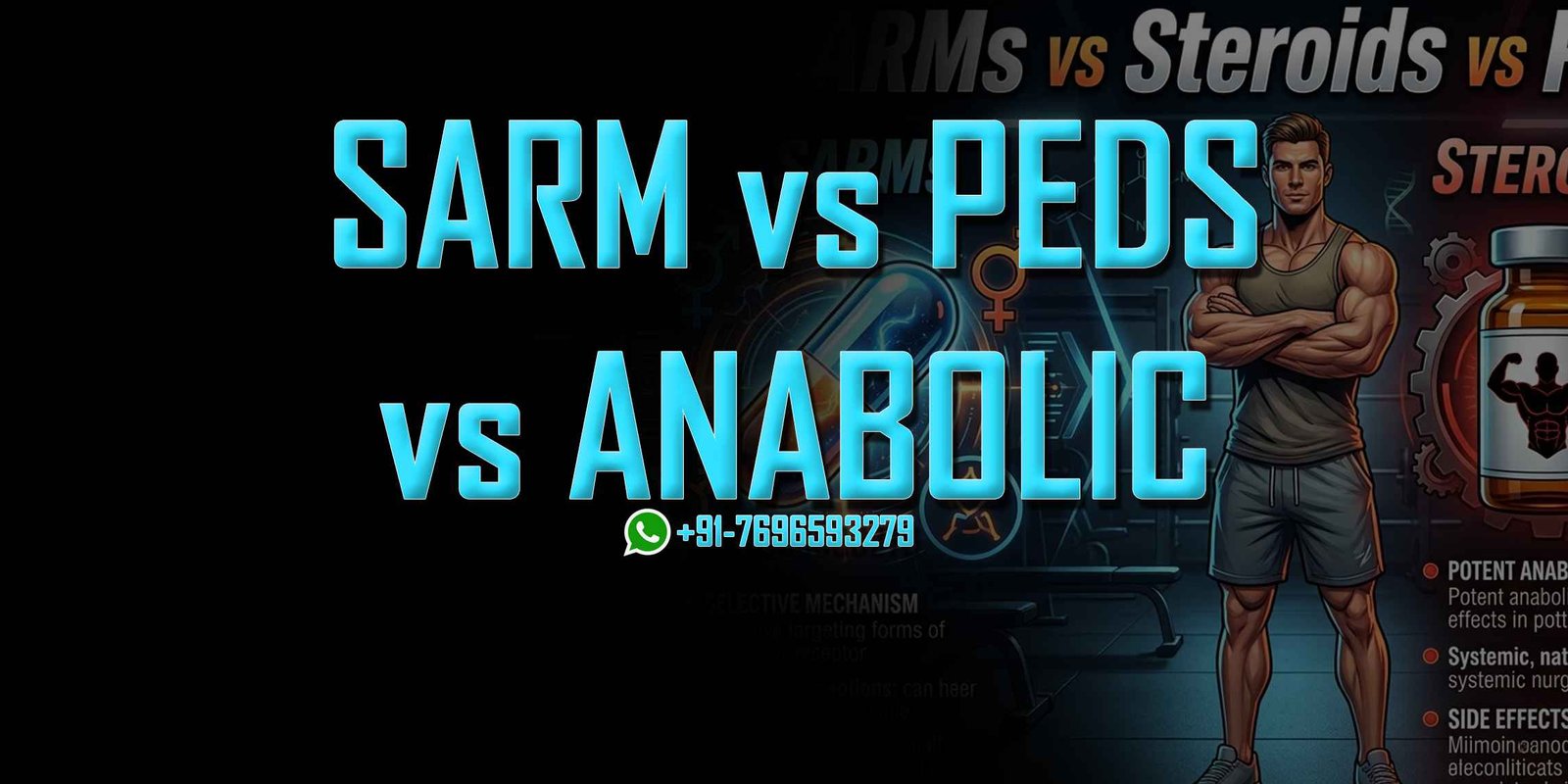 SARMs vs steroids vs peptides