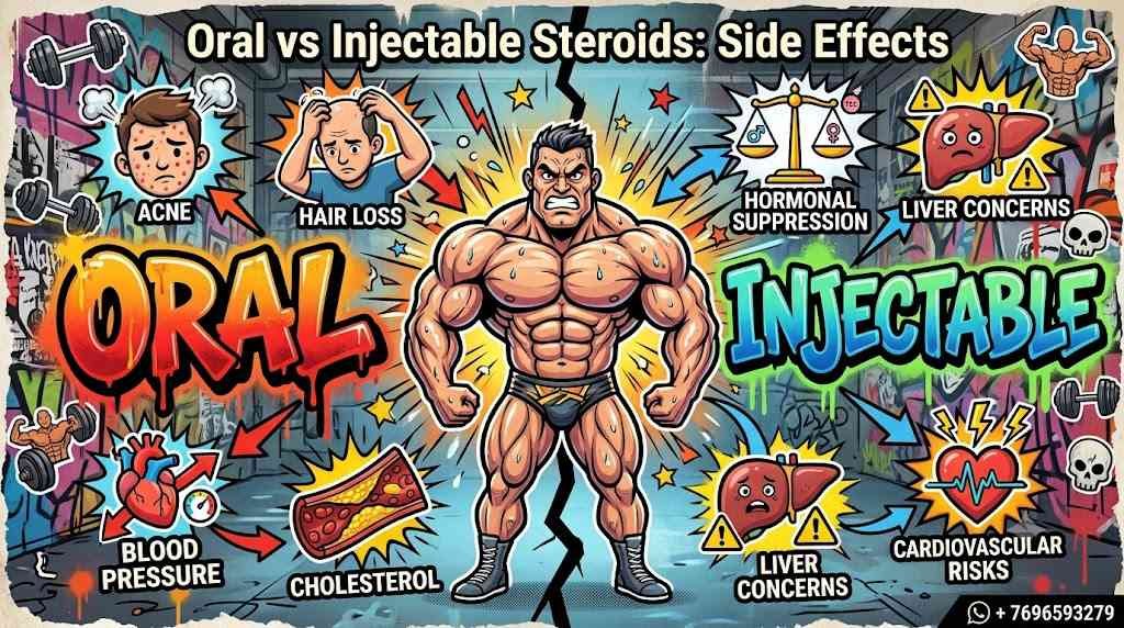 Oral vs injectable steroids