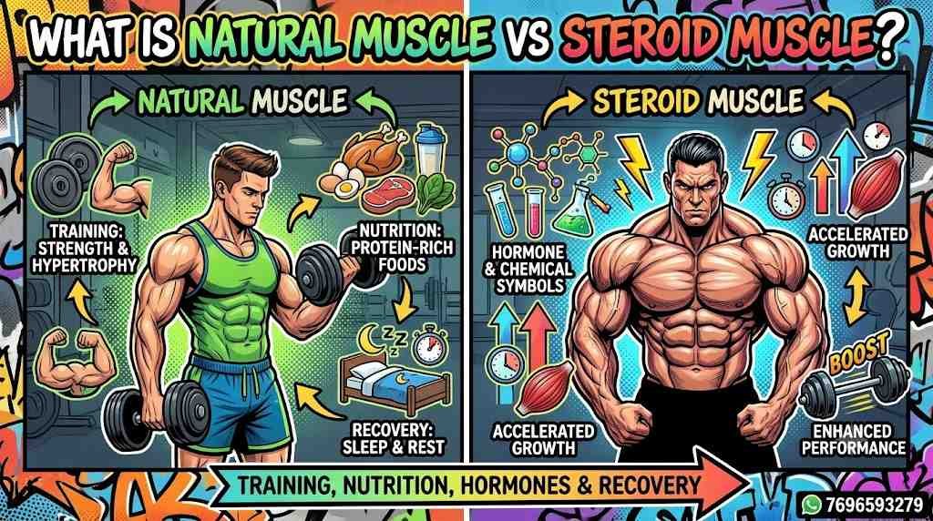 Natural Muscle vs Steroid Muscle