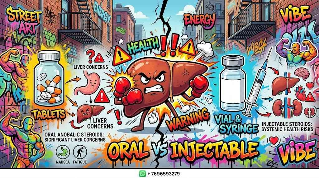 Oral vs injectable steroids