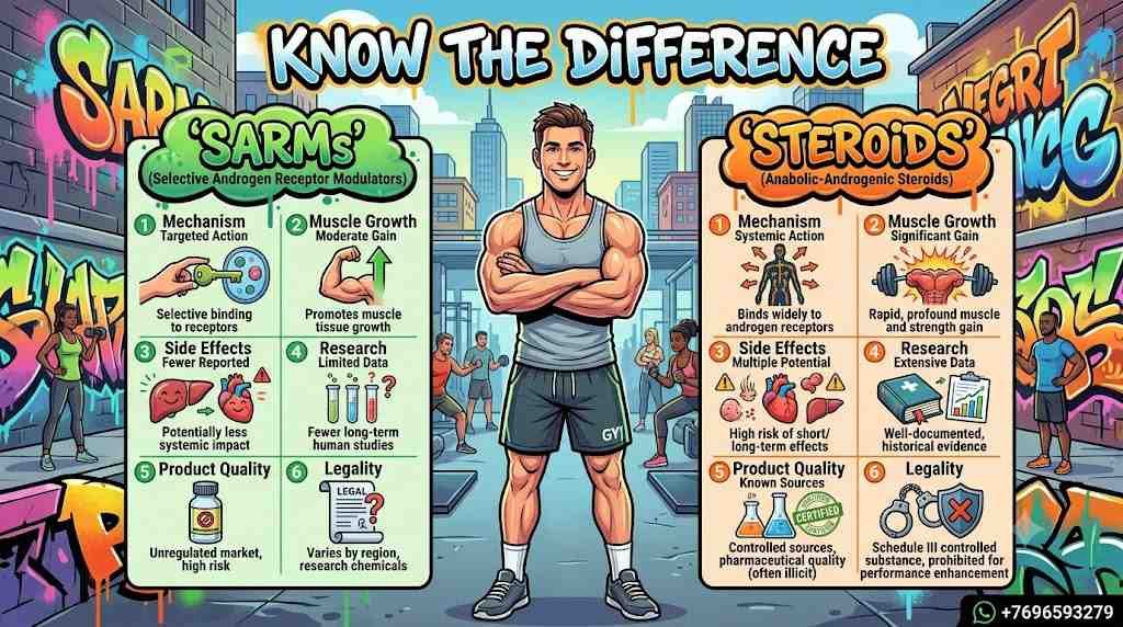 SARMs vs Steroids