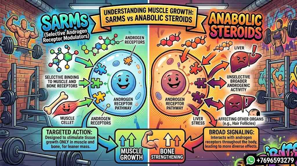SARMs vs Steroids