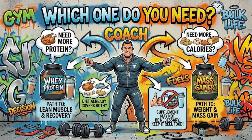 Whey Protein vs Mass Gainer
