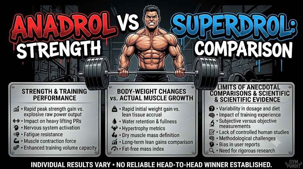 Anadrol vs Superdrol