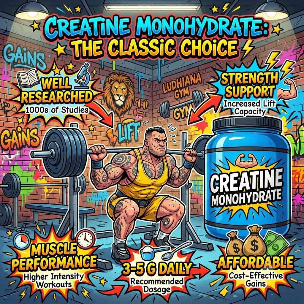 Creatine Monohydrate vs Creatine HCL